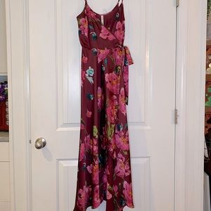 Xhilaration Faux Wrap Floral Spaghetti Strap Dress | Size XS
